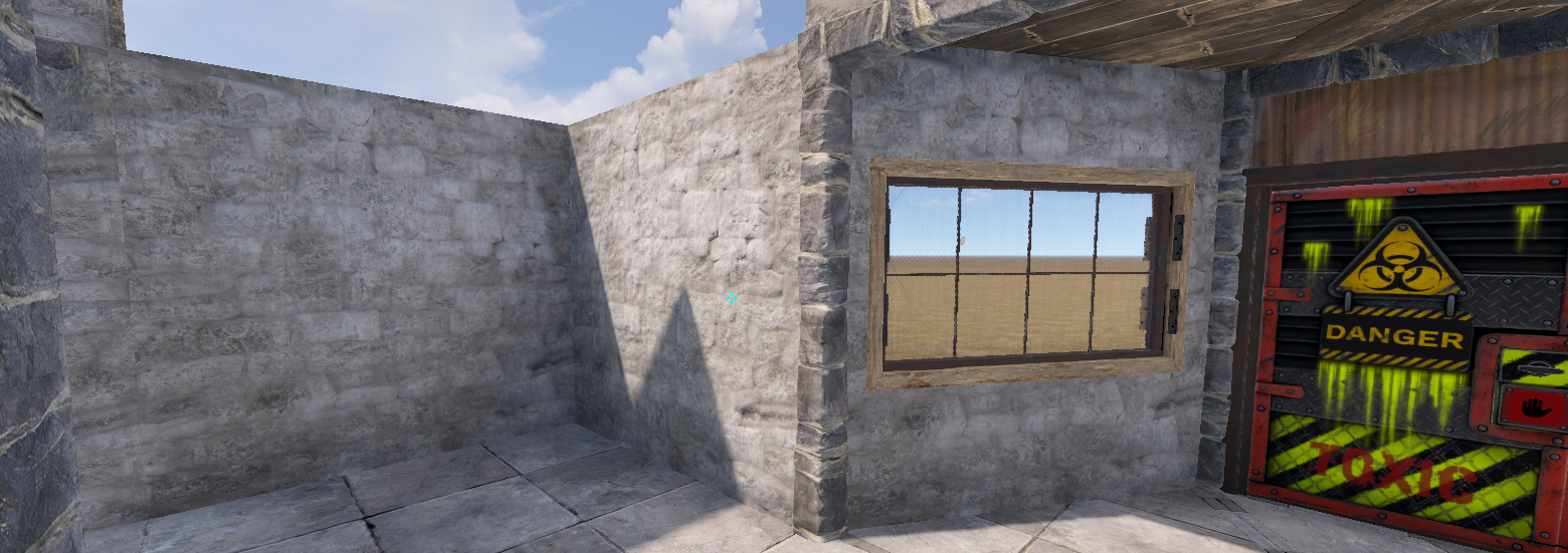 Montée rapide avec vitres et portes